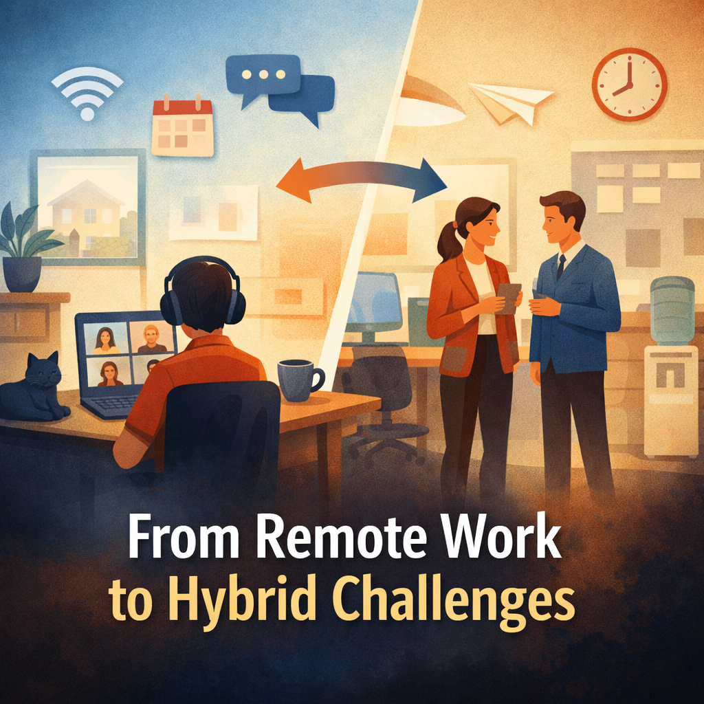 Remote work, before and after