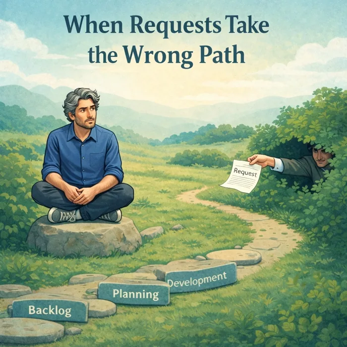When Requests Take the Wrong Path