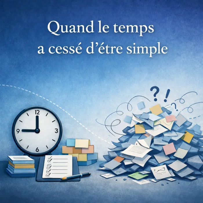 Quand le temps a cessé d'être simple